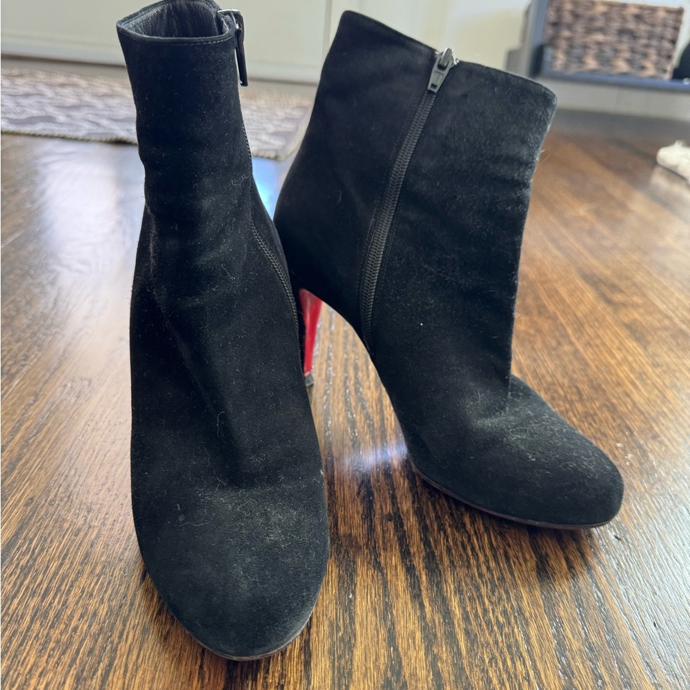 Christian Louboutin Suede Ankle Boots SIZE 38